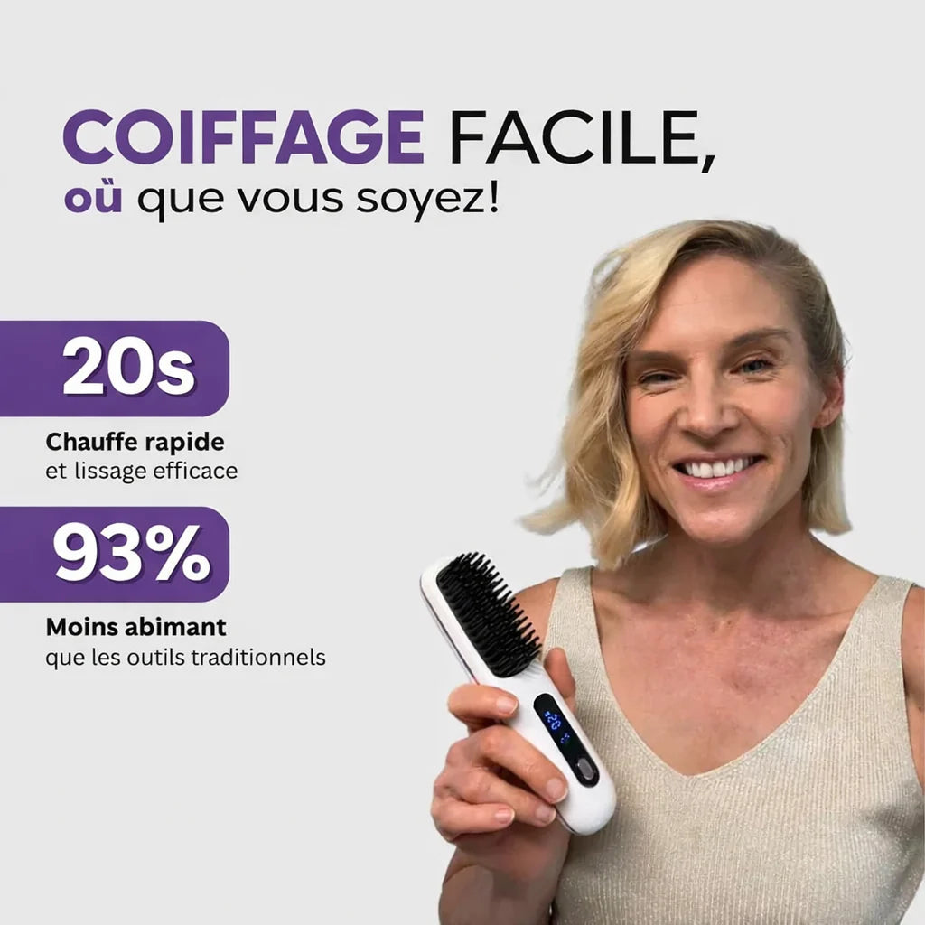 Brosse lissante portable - Bruvella